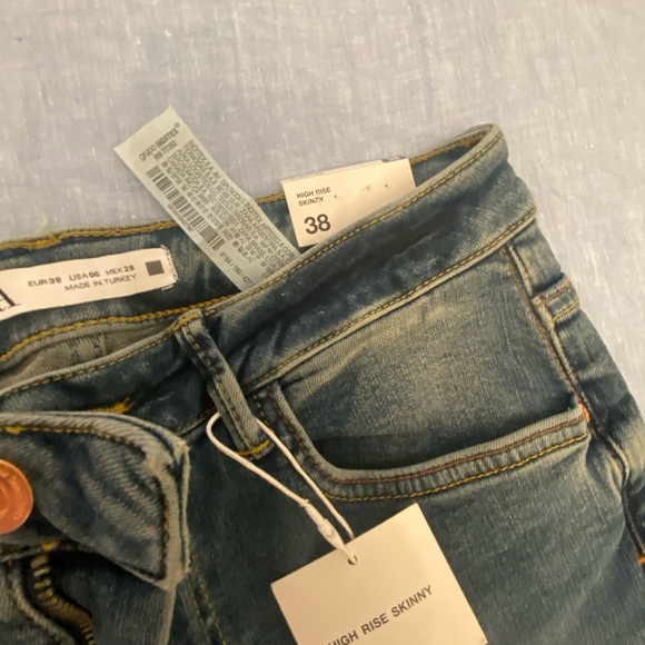 Zara high rise skinny Womens jeans - Picture 5 of 8